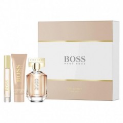 3614226705709 - HUGO BOSS THE SCENT FOR HER EAU DE PARFUM 50ML + PERFUMED BODY LOTION 50ML + SPRAY 7 4ML VAPORIZADOR - PERFUMES