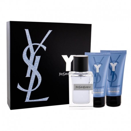 3614272339613 - YVES SAINT LAURENT Y MEN EAU DE TOILETTE 60ML + GEL DE BAÑO 50ML + BALSAMO AFTER SHAVE 50ML - PERFUMES