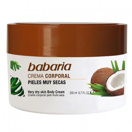 8410412130042 - BABARIA COCO CREMA CORPORAL PIEL MUY SECA 200ML - HIDRATACION