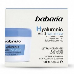 8410412100113 - BABARIA HYALURONIC ACID CREMA FACIAL 125ML - HIDRATACION