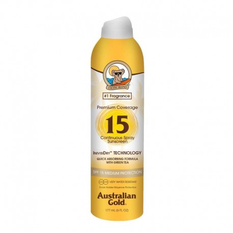 0544027104870 - AUSTRALIAN GOLD PREMIUM COVERAGE SPRAY SPF15 177ML VAPORIZADOR - PROTECCION CORPORAL