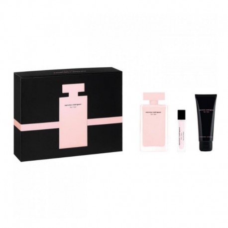 3423478503151 - NARCISO RODRIGUEZ FOR HER EAU DE PARFUM 100ML VAPORIZADOR + LOCION CORPORAL PERFUMADA - PERFUMES