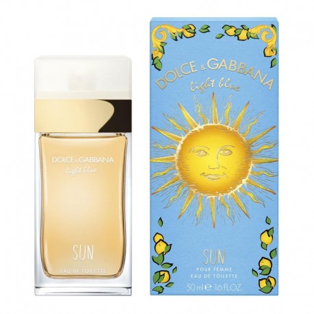 3423478517554 - DOLCE & GABBANA LIGHT BLUE SUN EAU DE TOILETTE POUR FEMME 50ML VAPORIZADOR - PERFUMES