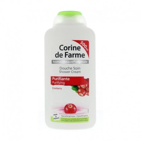 3468080407695 - CORINE DE FARME CUERPO CREMA BAÑO PURIFYING CRANBERRY 500ML - HIGIENE PERSONAL