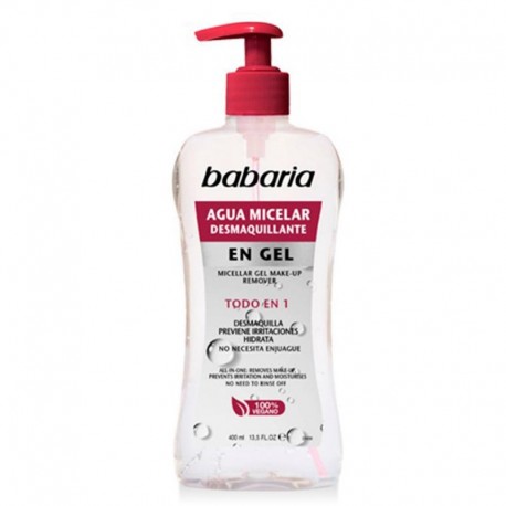 8410412430043 - BABARIA EN GEL AGUA MICELAR TODO EN 1 400ML - DESMAQUILLANTE ROSTRO