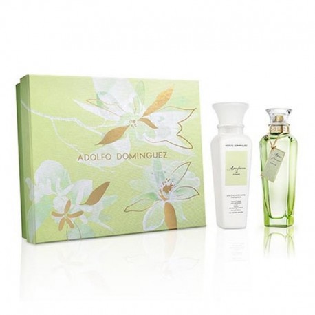 8410190622517 - ADOLFO DOMINGUEZ AGUA FRESCA DE AZAHAR EAU DE TOILETTE 120ML VAPORIZADOR + LOCION CORP - PERFUMES