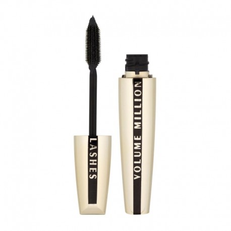 8024417690212 - L'OREAL VOLUME MILLION BLACK MASCARA DE PESTAÑAS 1UN + COLOR RICHE LACA DE UÑAS 000 VITRINE 1U. - MASCARAS