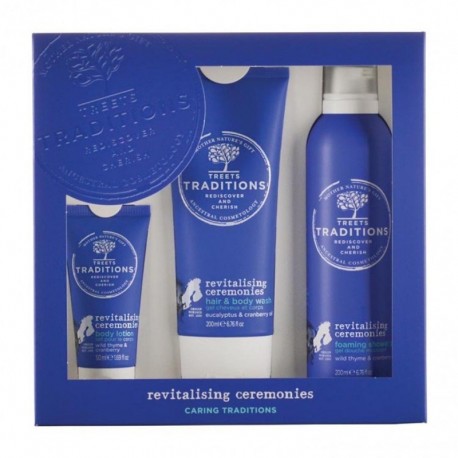 8715388064170 - TREETS REVITALISING CEREMONIES CHAMPU 200ML + LOCION CORPORAL 50ML + GEL DE BAÑO ESPUMA 200ML - HIGIENE CORPORAL