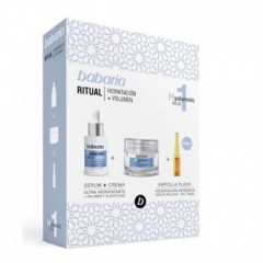 8410412550642 - BABARIA HYALURONIC ACID SERUM ULTRA-HIDRATANTE 82ML + CREMA 50ML + TRATAMIENTO FLASH AMPOLLA 1U. - SERUM