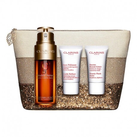 3380810350616 - CLARINS DOUBLE SERUM 50ML + BEAUTY FLASH BALM 30ML VAPORIZADOR + MINIATURA LABIAL 01 - SERUM