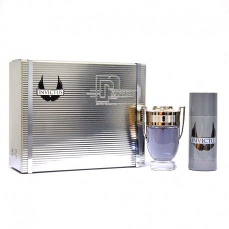 3349668573011 - PACO RABANNE INVICTUS EAU DE TOILETTE 100UN VAPORIZADOR + DESODORANTE 150ML VAPORIZADO - PERFUMES