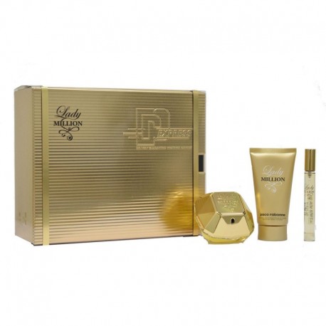 3349668572922 - PACO RABANNE LADY MILLION EAU DE PARFUM 50UN VAPORIZADOR + LOCION CORPORAL PERFUMADA 7 - PERFUMES