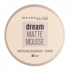 3600530172542 - MAYBELLINE DREAM MATTE MOUSSE BASE MOUSSE 010 IVORY BEIGE CLARO BLISTER 1UN - BASE MAQUILLAJE