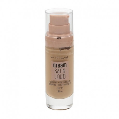 8024417989958 - MAYBELLINE DREAM SATIN LIQUID BASE 45 MIEL 1UN + ILUMINADOR 1U. - BASE MAQUILLAJE