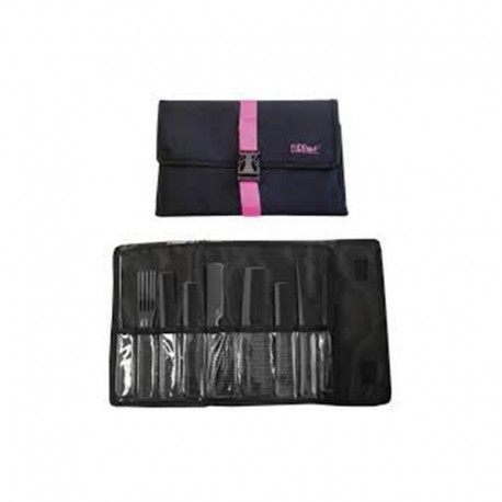 8423029038267 - EUROSTIL PROFESIONAL SET 9 PEINES NEGRO NEGRO 1UN - PEINES Y CEPILLOS
