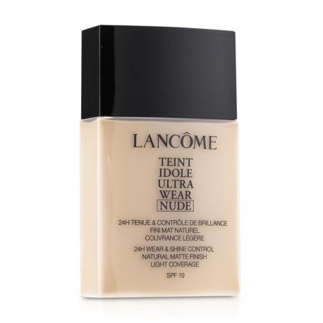 3614272449756 - LANCOME TEINT IDOLE ULTRA WEAR NUDE BASE 010 BEIGE PORCELAINE 40ML - BASE MAQUILLAJE