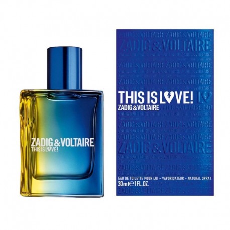 3423473060659 - ZADIG&VOLTAIRE THIS IS LOVE HIM EAU DE TOILETTE 30ML VAPORIZADOR - PERFUMES