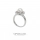 8436543831276 - VIPDELUXE SWAROVSKI ANILLO LADY PERLA GRIS T16 - JOYERÍA Y BISUTERÍA