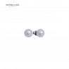 8436543830354 - VIPDELUXE SWAROVSKI PENDIENTES PERLAS LAVANDA - JOYERÍA Y BISUTERÍA