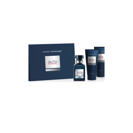 8410190609839 - ADOLFO DOMINGUEZ AGUA FRESCA EXTREME EAU DE TOILETTE 120ML VAPORIZADOR + AFTER SHAVE 100 - PERFUMES