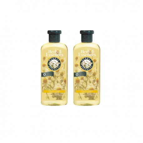 4084500708006 - CLAIROL HERBAL ESSENCES CAMOMILA Y ALOE VERA CHAMPU 400ML PACK DUPLO - CHAMPÚ