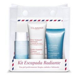 3380810072921 - CLARINS DOUX NETTOYANT MOUSSANT 30ML+GEL FONDANT DESALTERANT 15ML+DEMAQUILLANT EXPRESS 30ML - DESMAQUILLANTE ROS