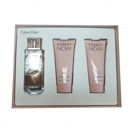 3614220756899 - CALVIN KLEIN ETERNITY NOW EAU DE PERFUME 100ML VAPORIZADOR + BODY LOTION 100ML+SHOWER GE - PERFUMES