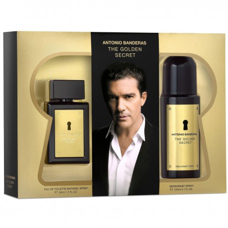 8411061787489 - ANTONIO BANDERAS THE GOLDEN SECRET EAU DE TOILETTE 50ML VAPORIZADOR + DESODORANTE 150ML - FRAGANCIAS